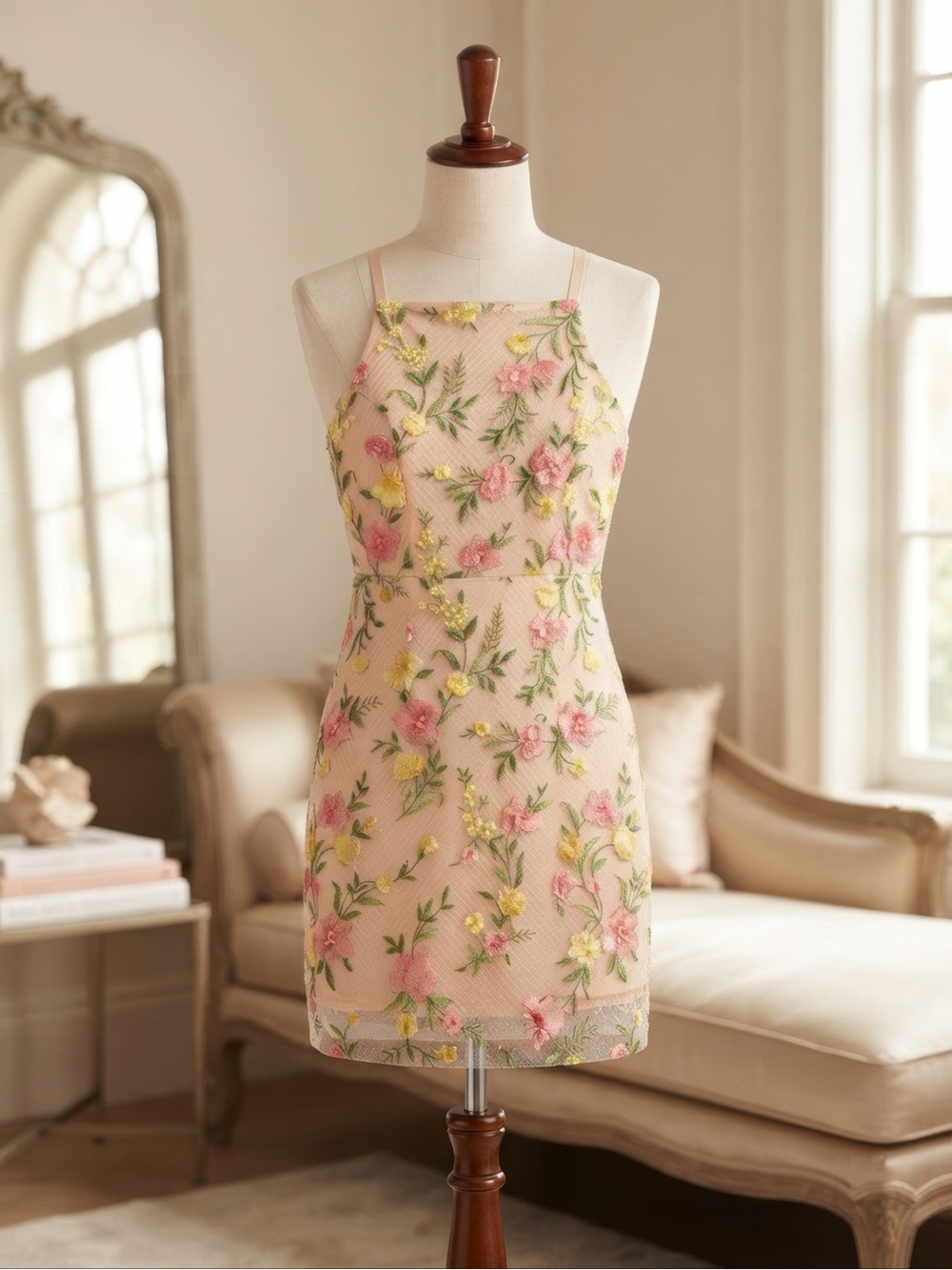Sam Edelman Pansy Trellis Floral Mini Dress NWT Size 6